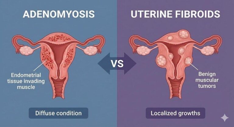 Adenomyosis vs Uterine Fibroids